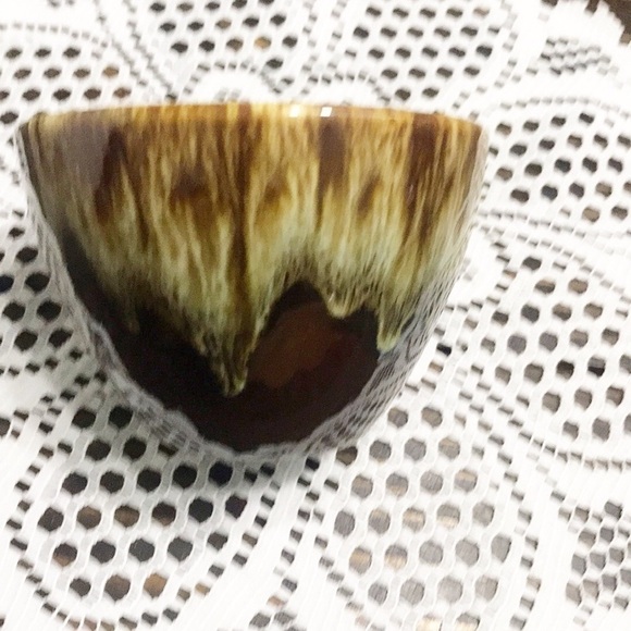 VINTAGE McCoy drip glaze sugar bowl and creamier - Picture 7 of 8